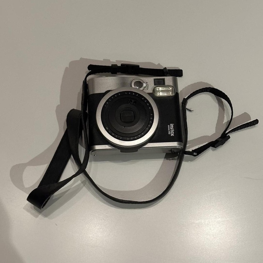 Fujifilm Instax Mini 90 Instant Camera - Black & Silver